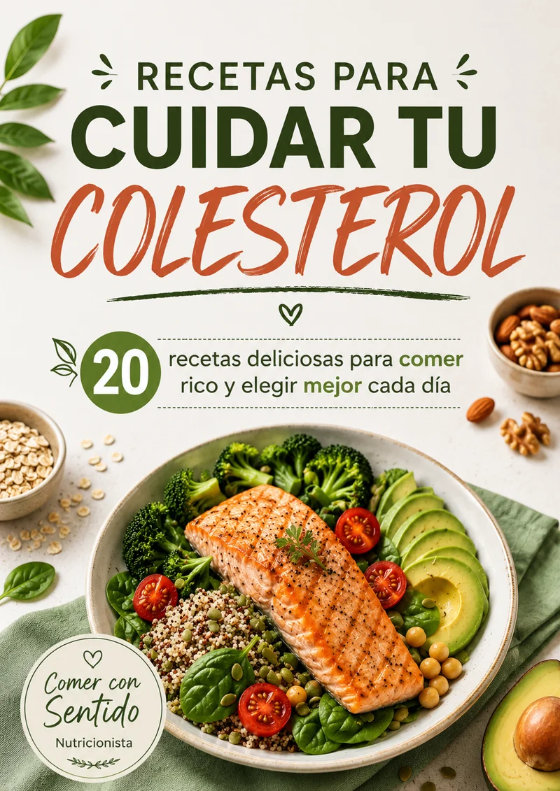 Portada de Recetas para Cuidar tu Colesterol