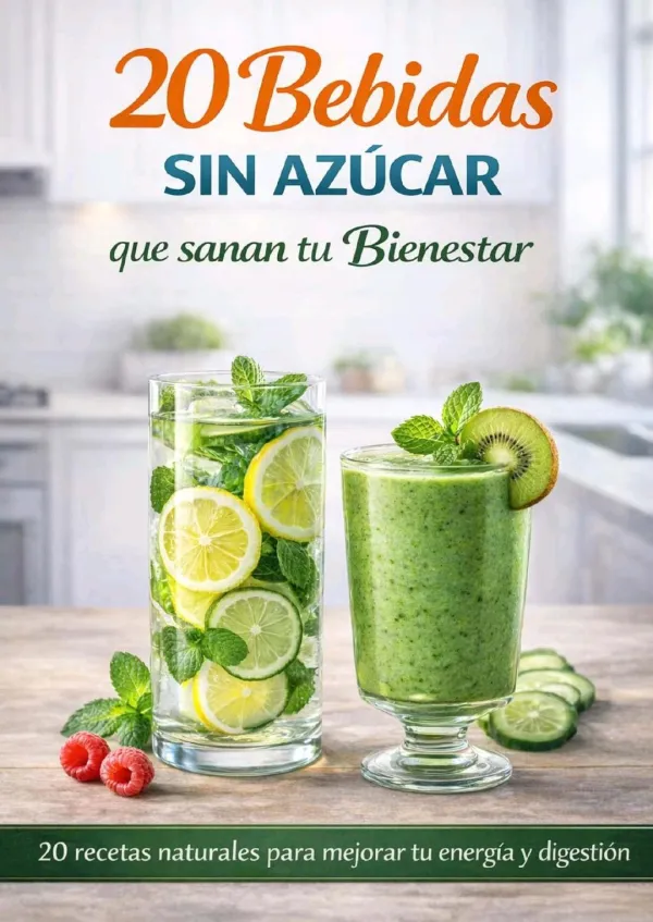 Portada de 20 Bebidas Sin Azúcar