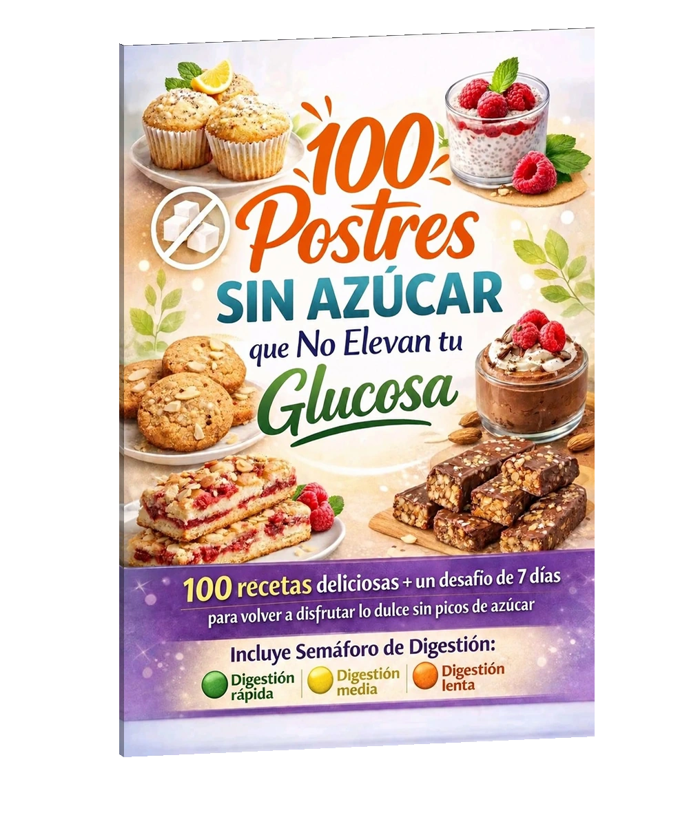 Portada de 100 Postres Sin Azúcar