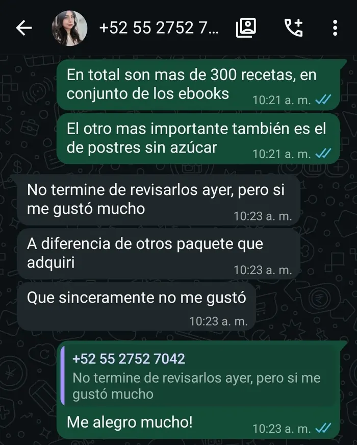 Testimonio de cliente 1